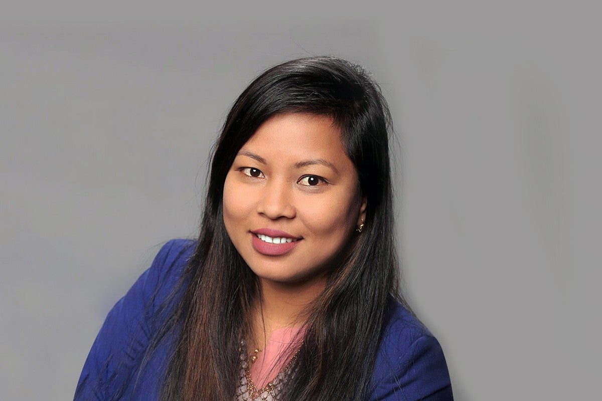 Photographic portrait of Mischelle Sangma