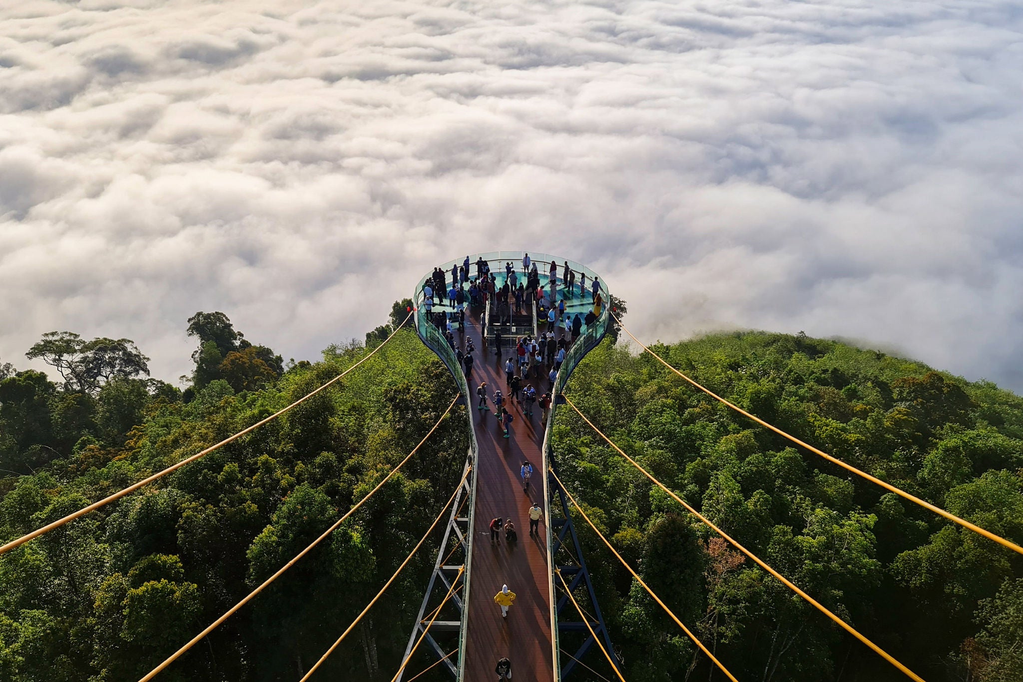 Ai Yerweng Skywalk, the longest skywalk in Southeast Asia