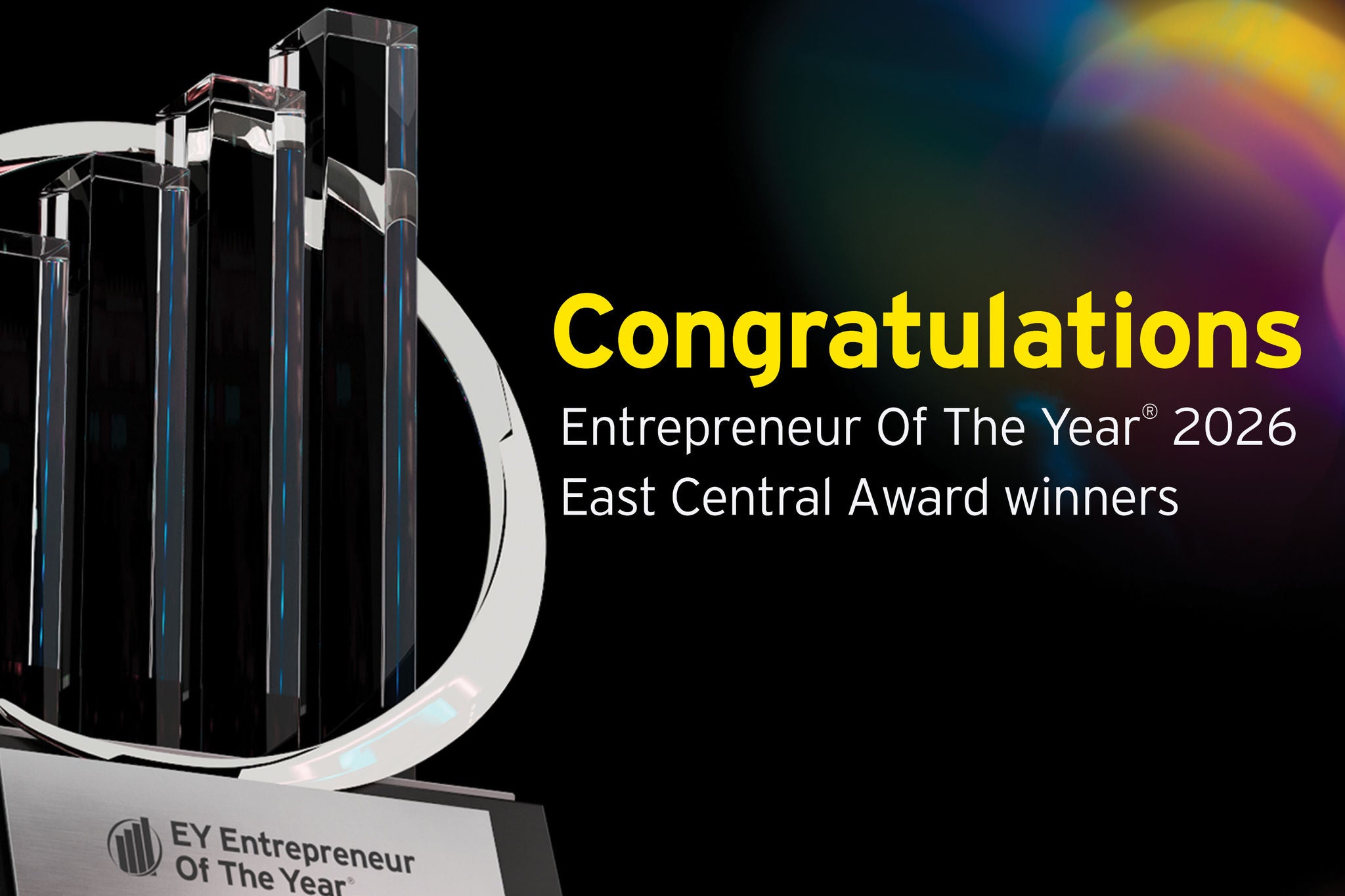 Entrepreneur of the Year winner – East Central