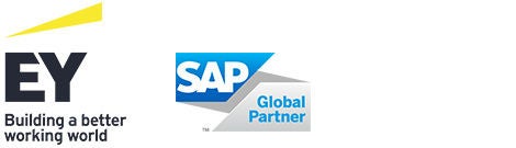 EY and SAP logos stacked