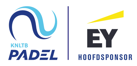 KNLTB Padel logo and EY logo