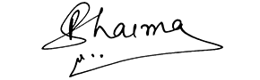 Raj Sharma Signature