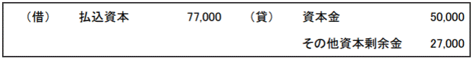 ウ. 払込資本について