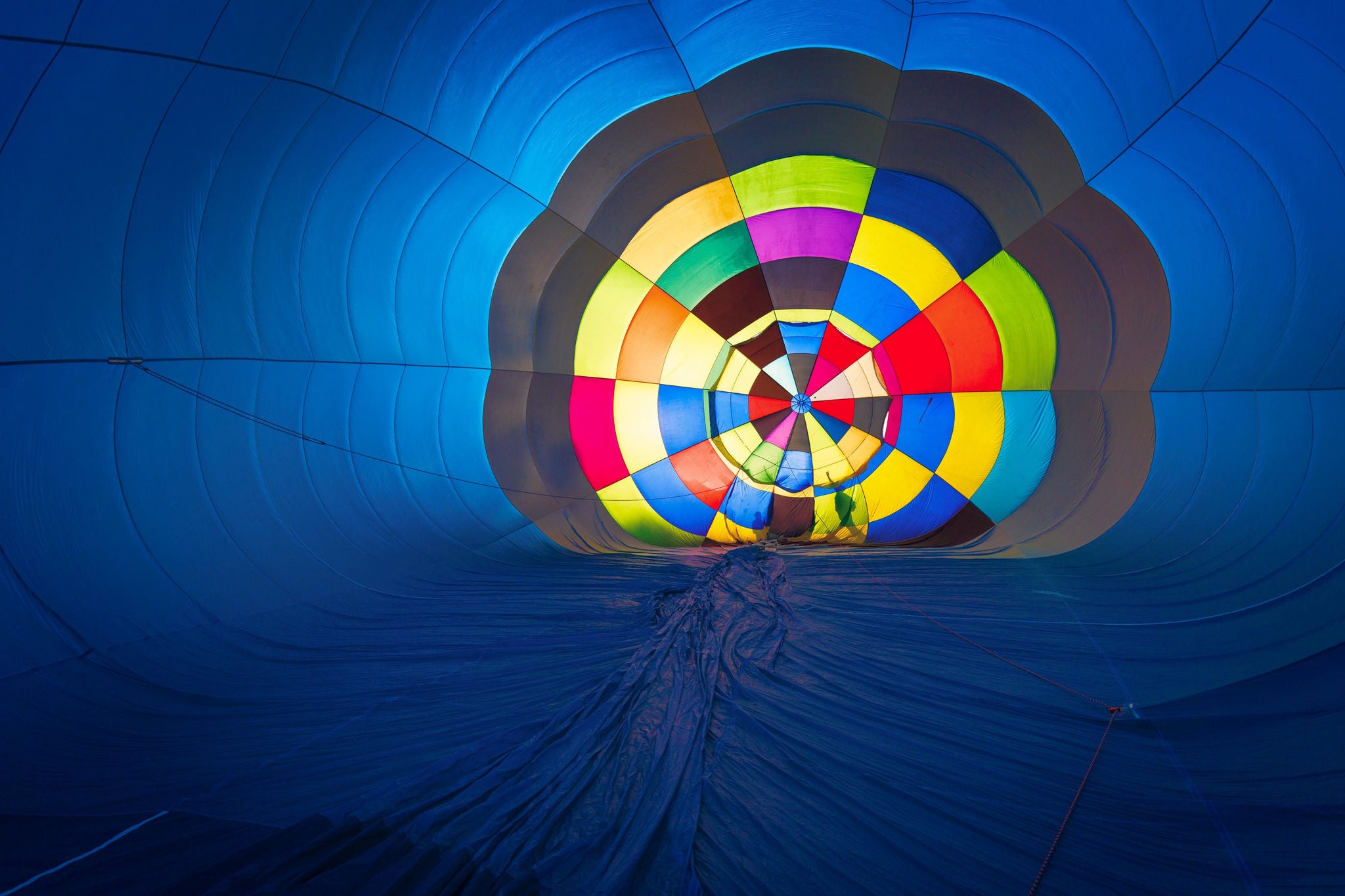 Inside view of Parachute