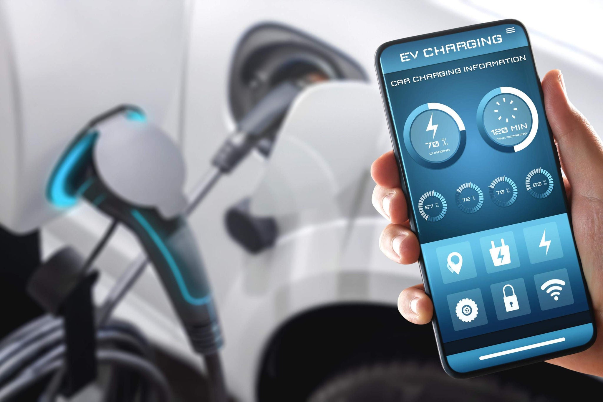 EV charging mobile app