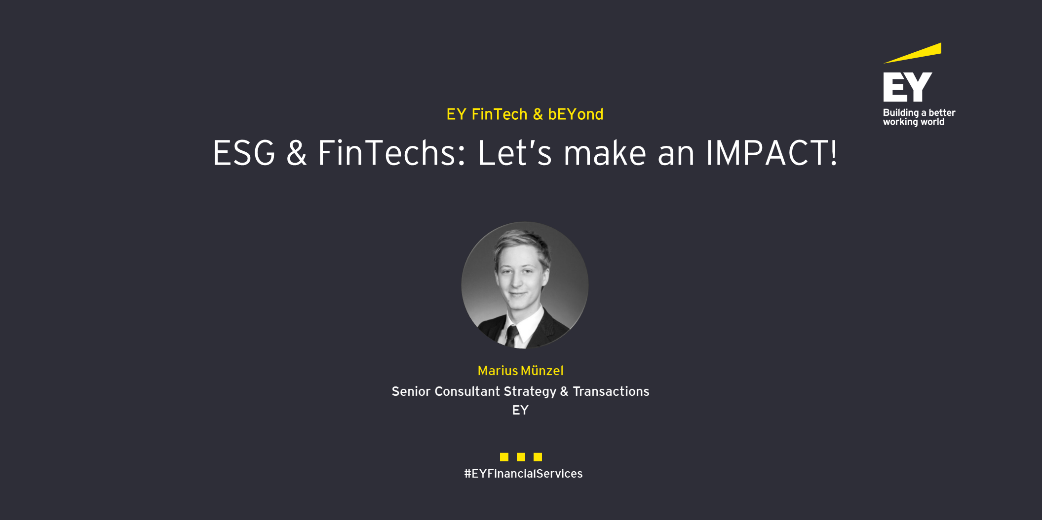 EY fintech and beyond esg and fintechs lets make an impact inline image