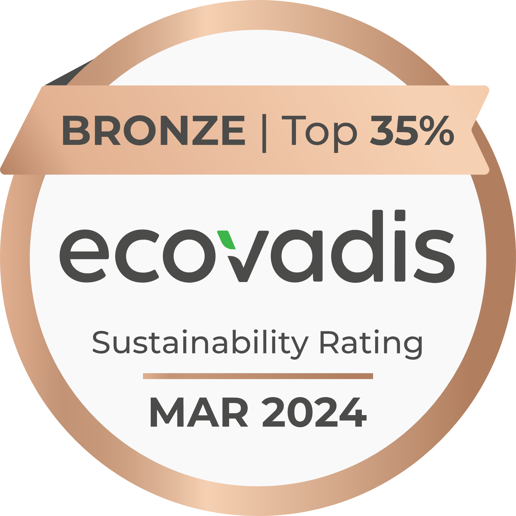 2024 ecovadis bronze badge