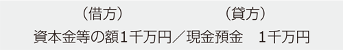 上記の例での税務上の仕訳