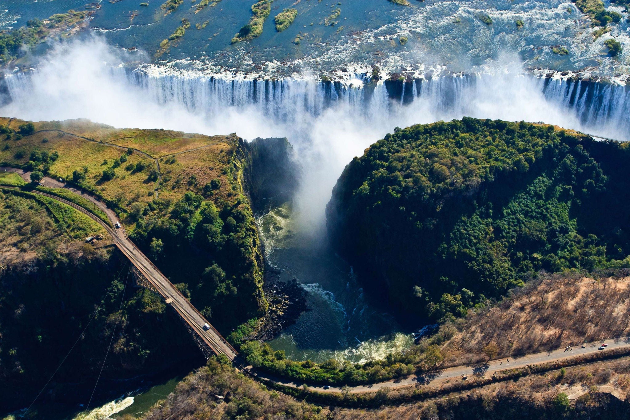 Photo of Victoria Falls in Zimbabwe