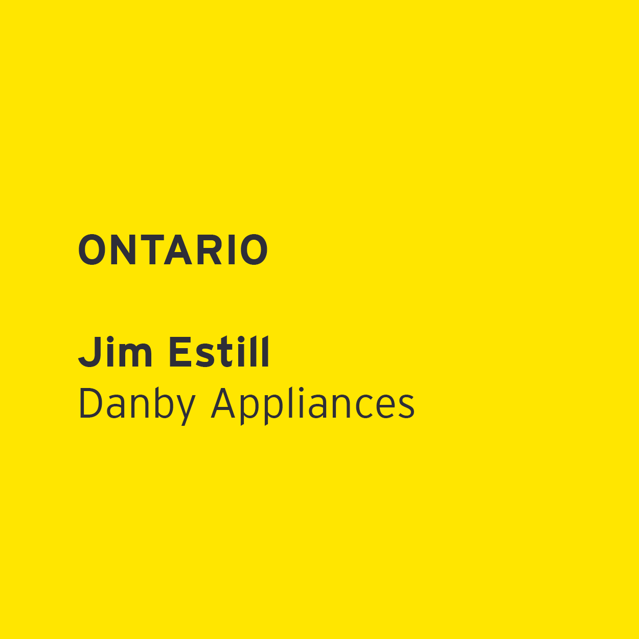 Jim Estill - Danby Appliances