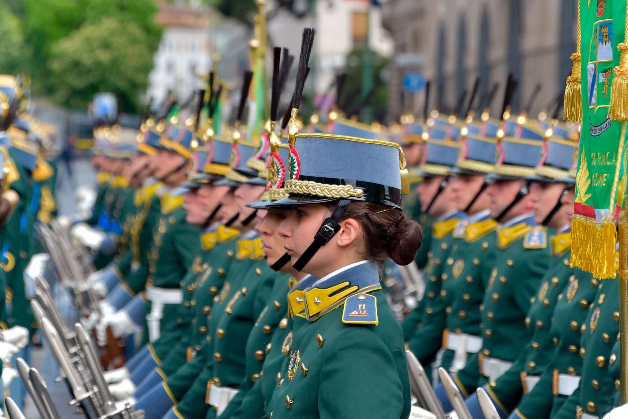 Amtseid fuer die Kadetten der Guardia di Finanza 