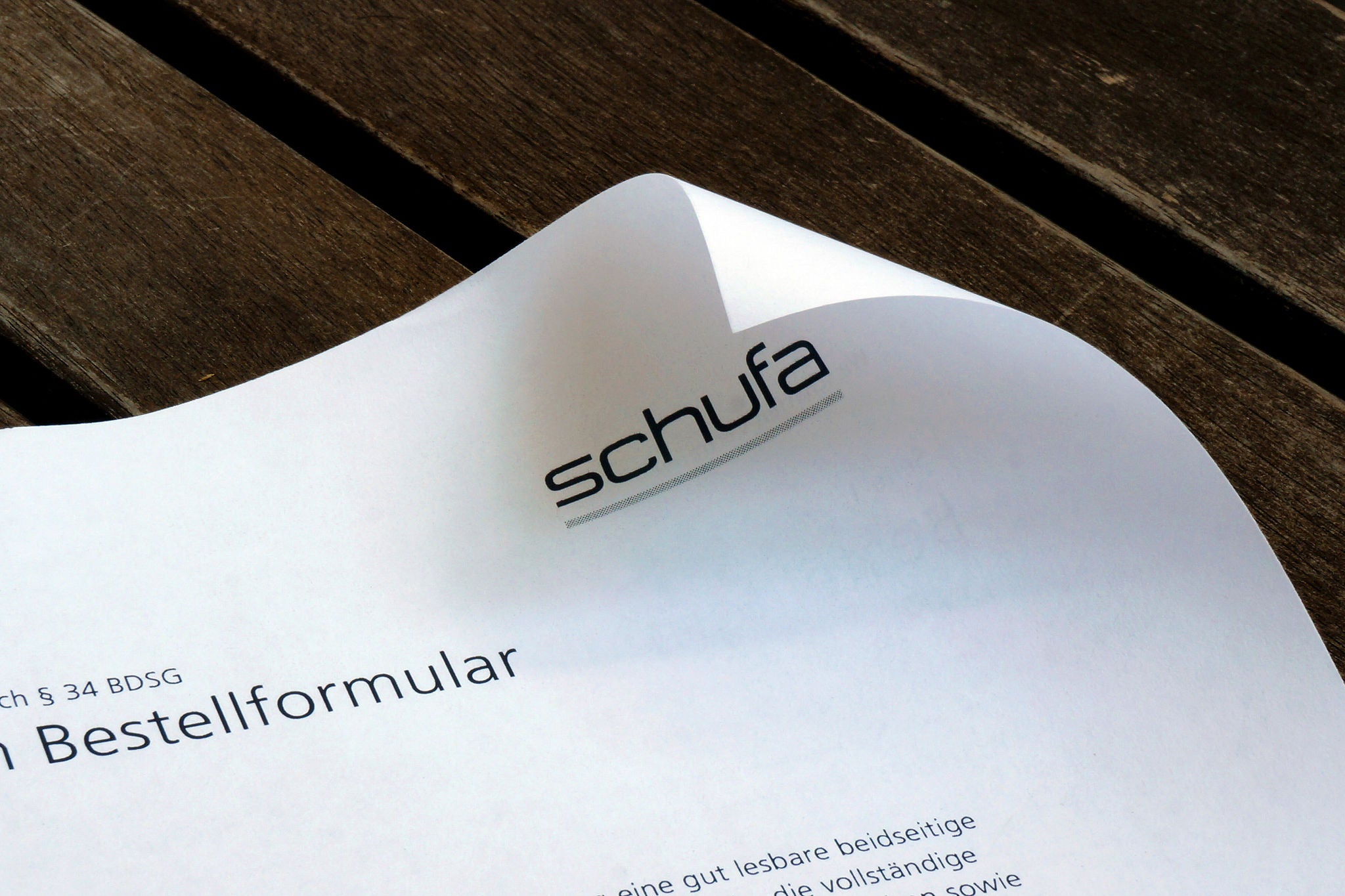 Schufa Formular