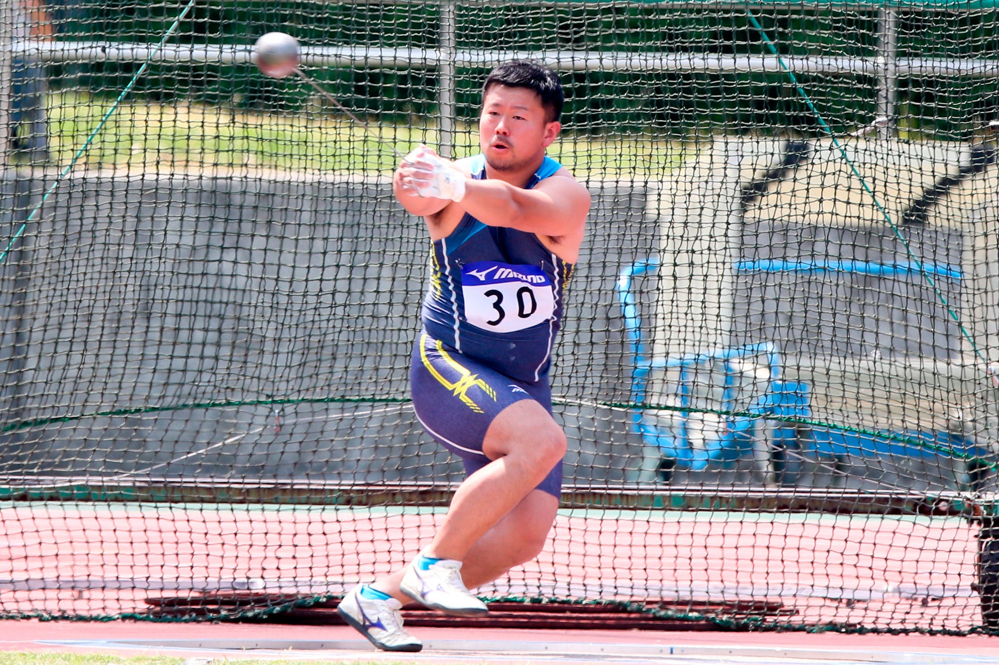 石田 考正選手（デフ陸上競技）