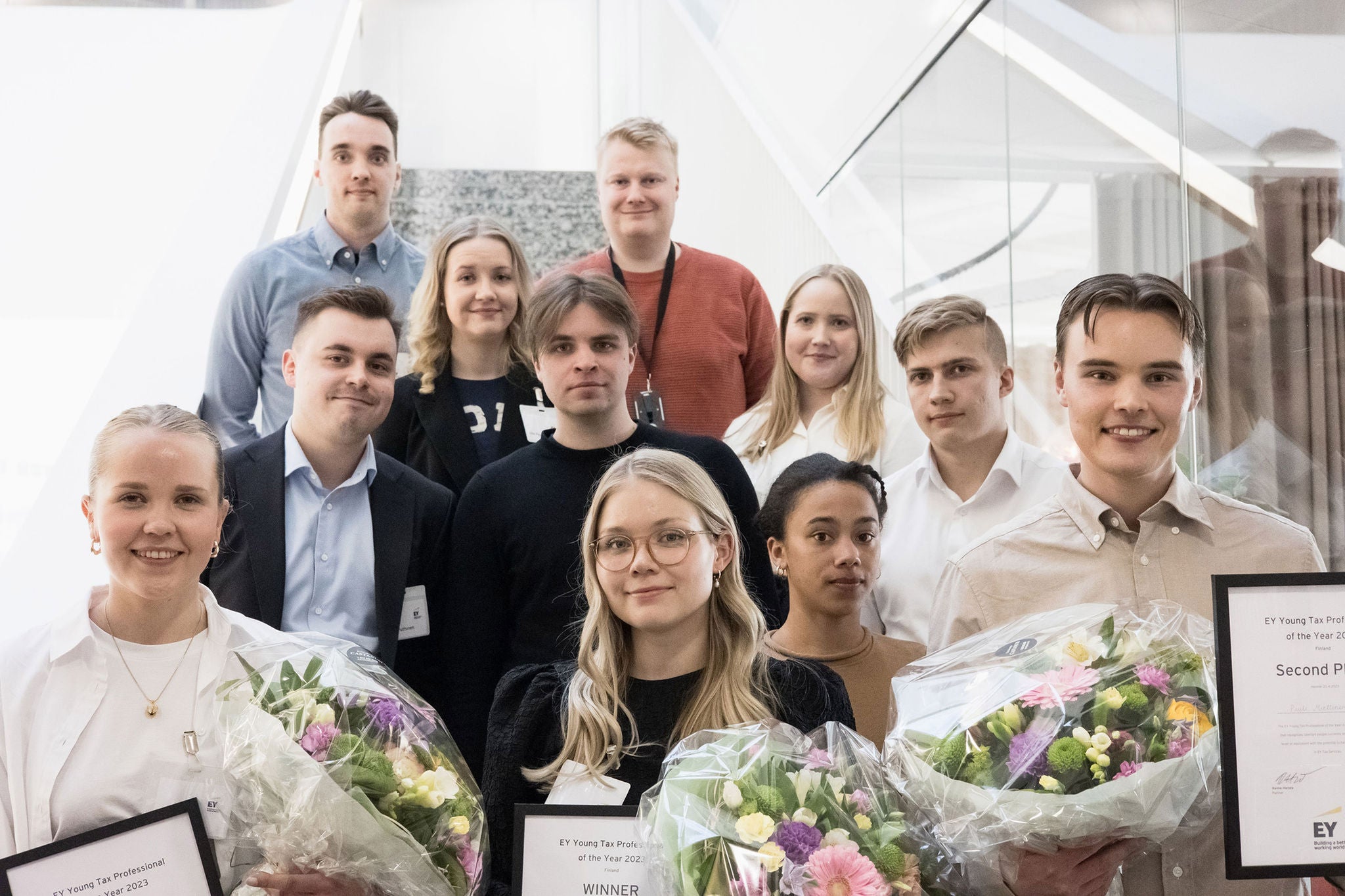 EY Young Tax Professional of the Year 2023 ryhmäkuva