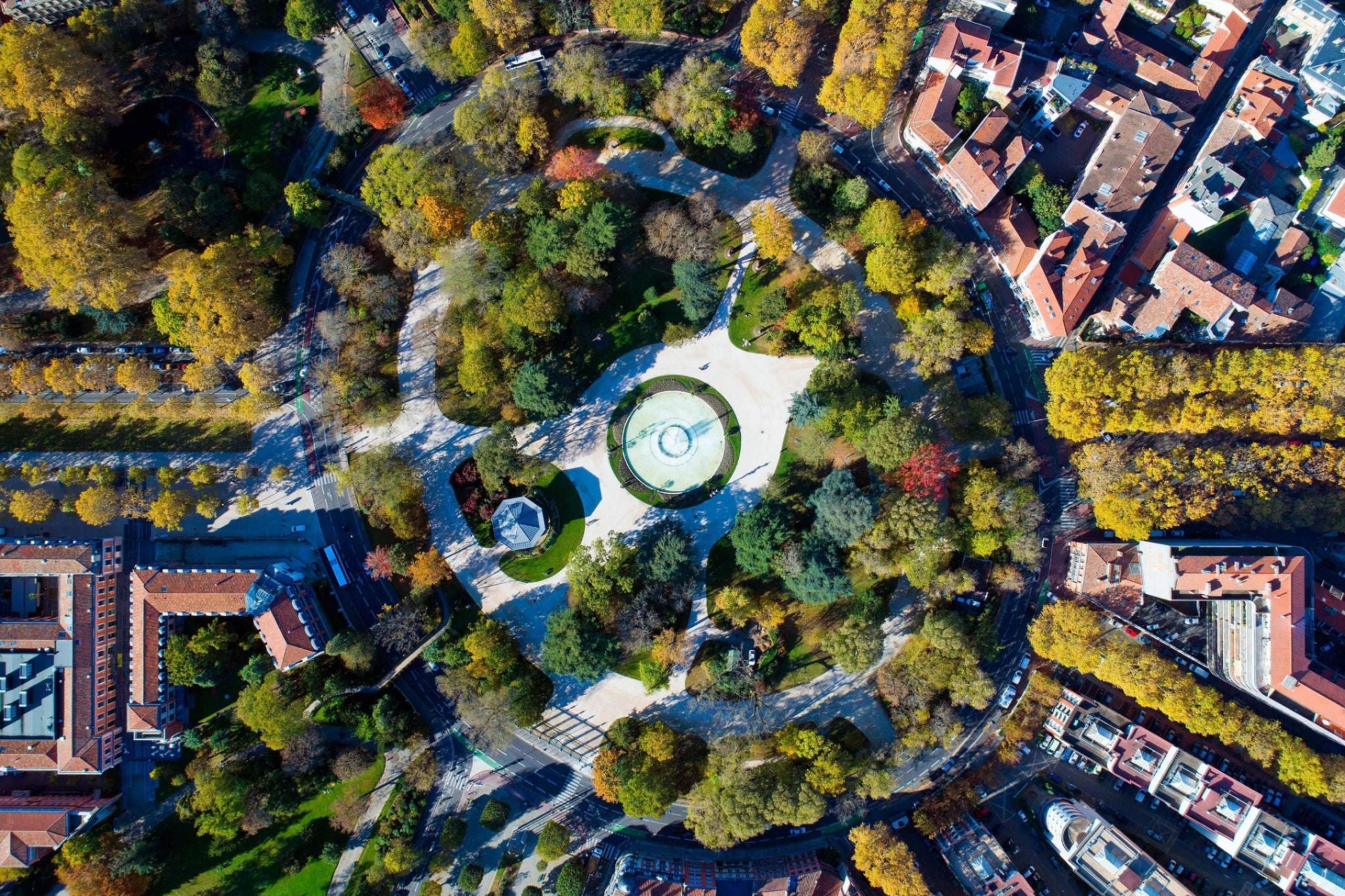 Vue d'un parc