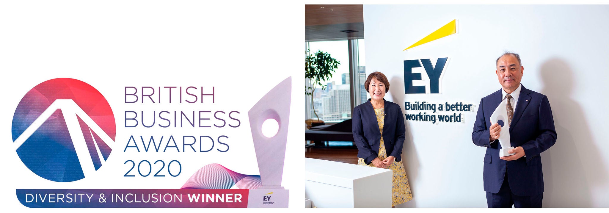 EY Japan takes British Business Award, organized by BCCJ, for second successive year—this time for D&I