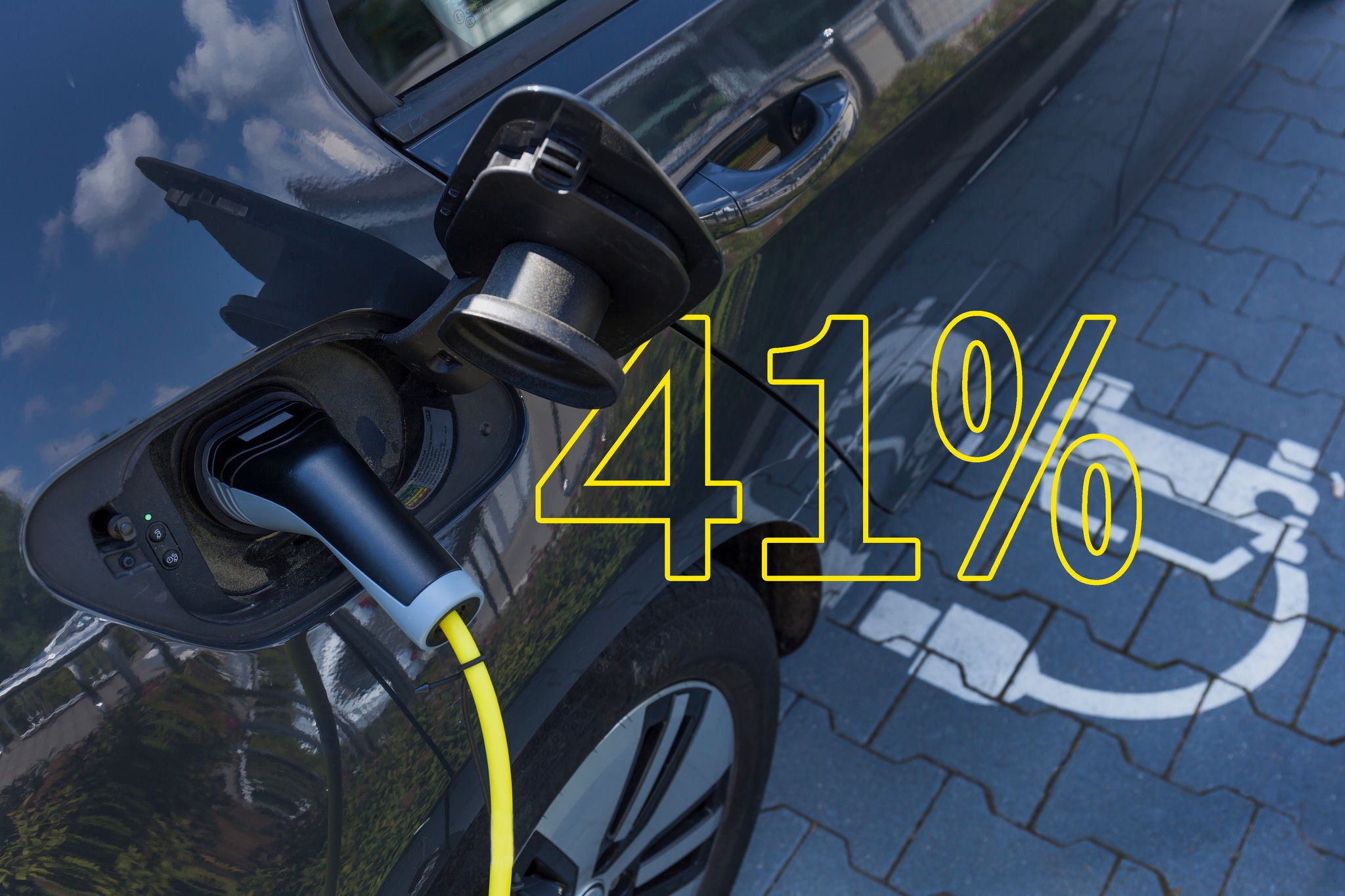 Car fleet: 41% of the fleet is electric or hybrid