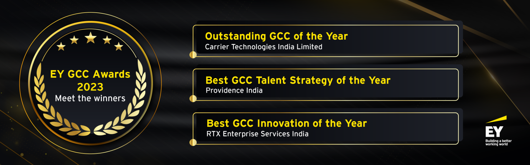 EY GCC awards 2023 - meet the winners