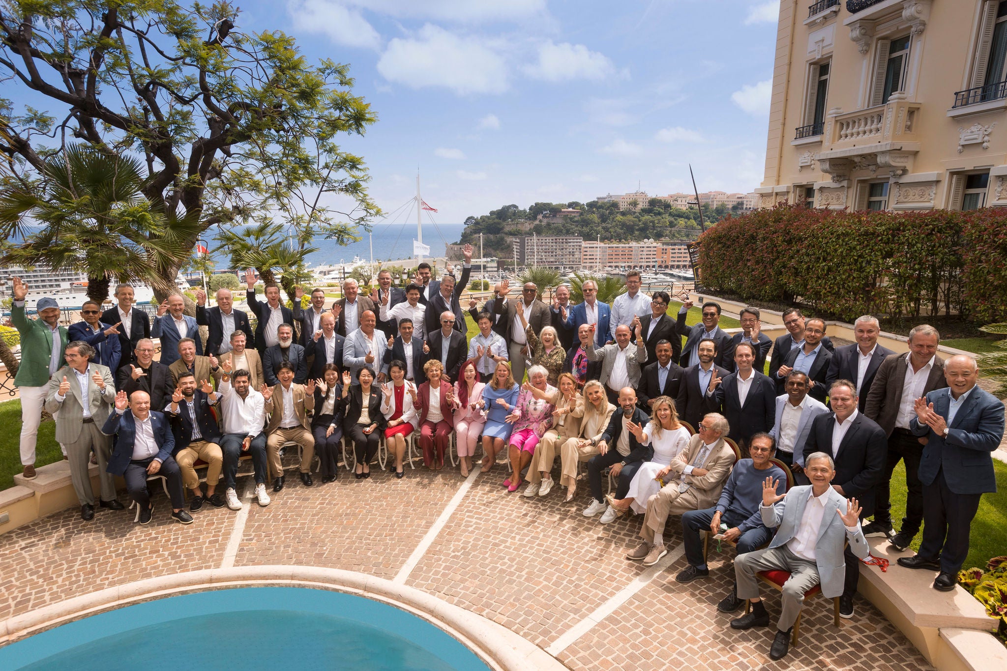 Groupds shot of all the Entrepreneur Of The Year 2024 winners in Monaco