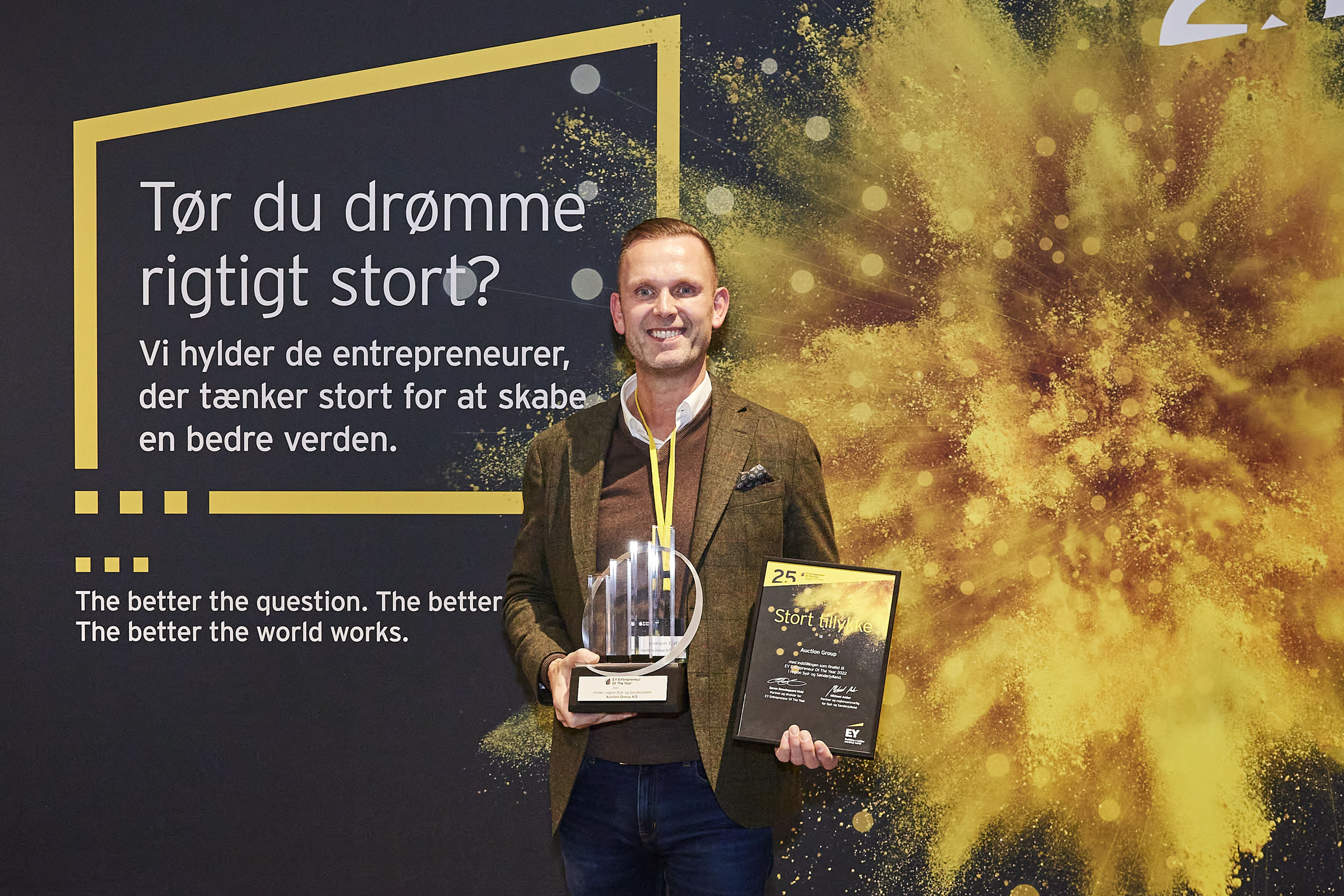 Auction Group, regionsvinder i Syd- og Sønderjylland, EY Entrepreneur Of The Year 2022