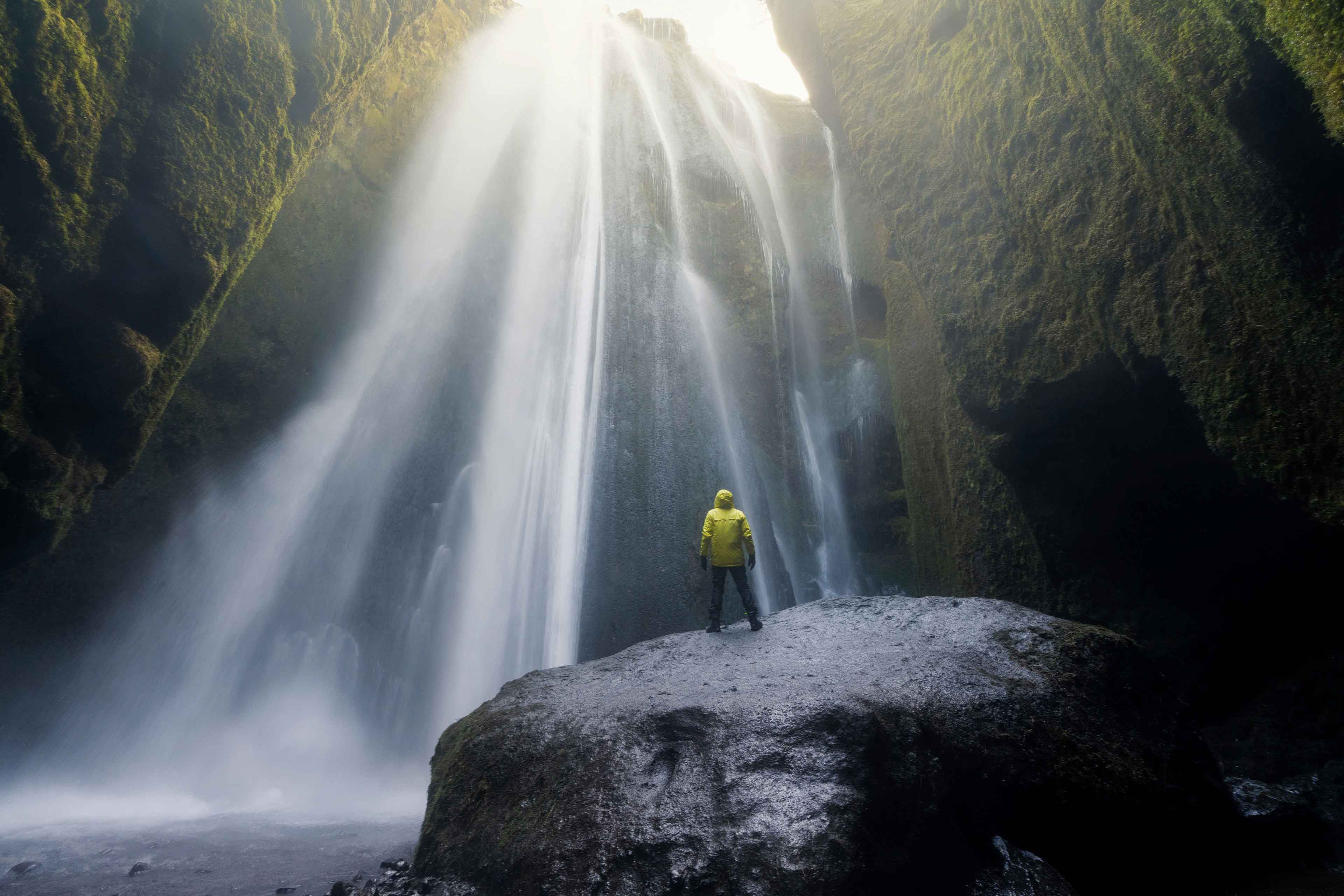 Wasserfall Gljufrafoss