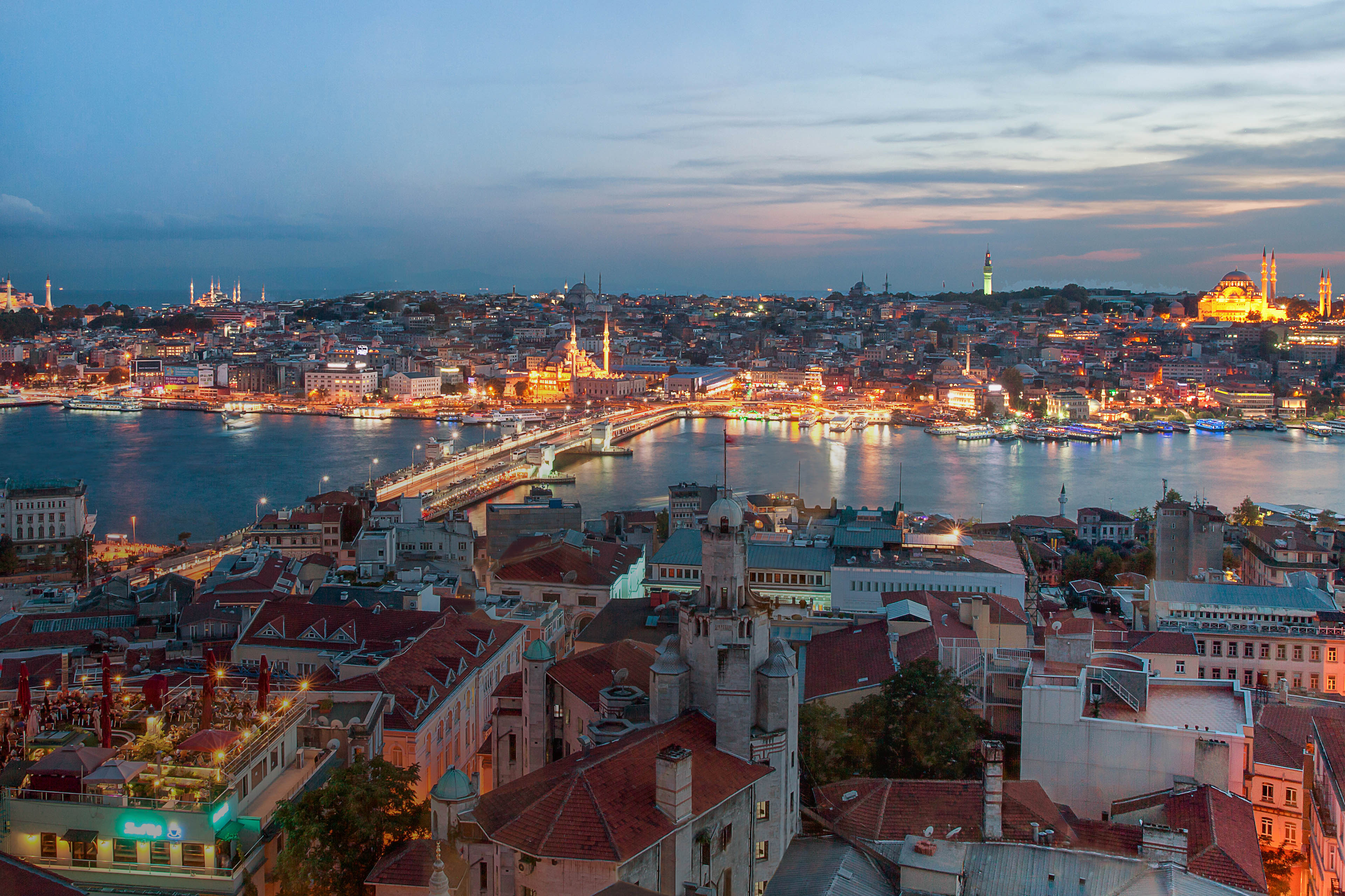 Istanbul at sunset