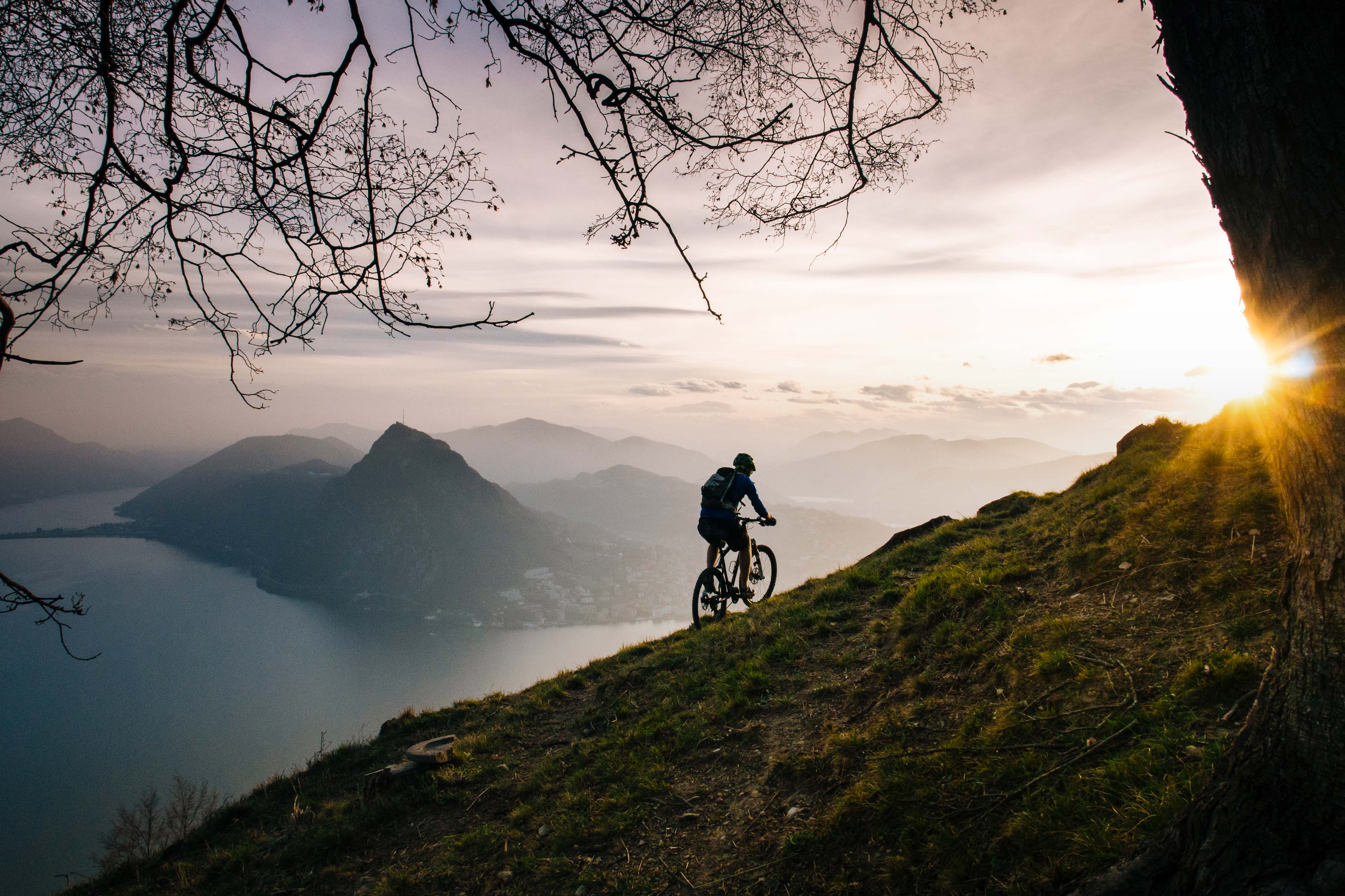 Mountain biker