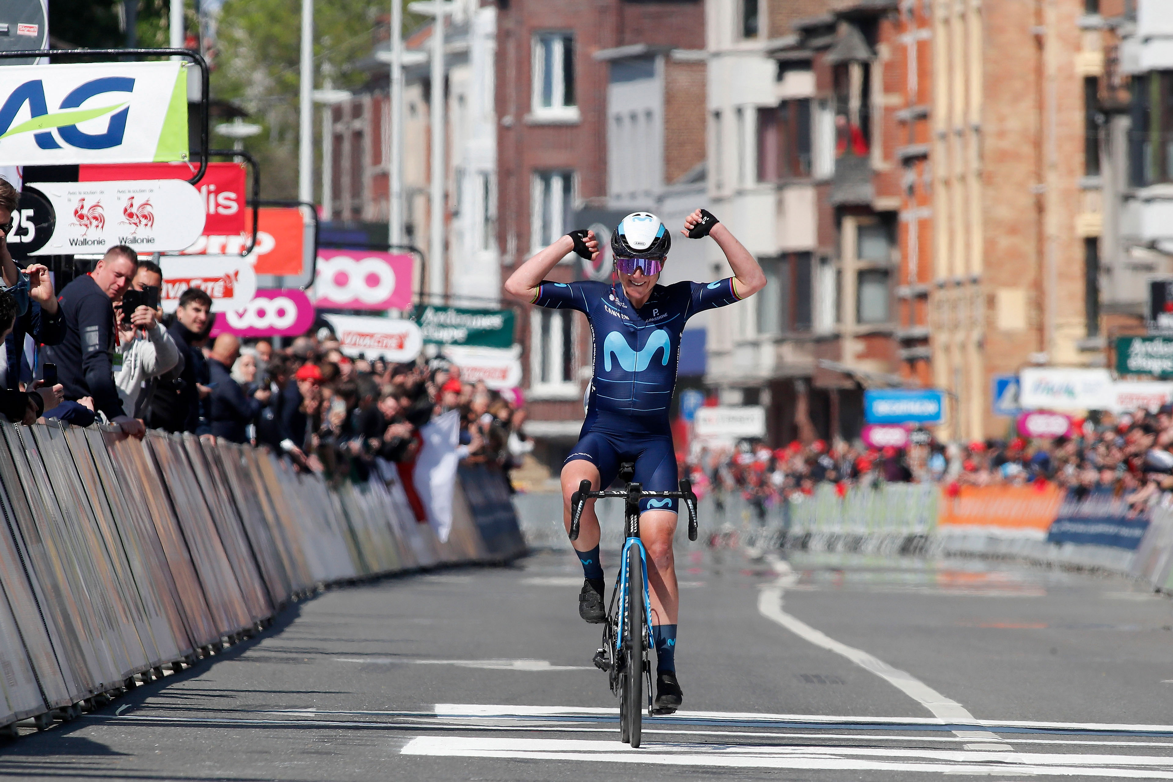 Annemiek van Vleuten at Liege in April 2022