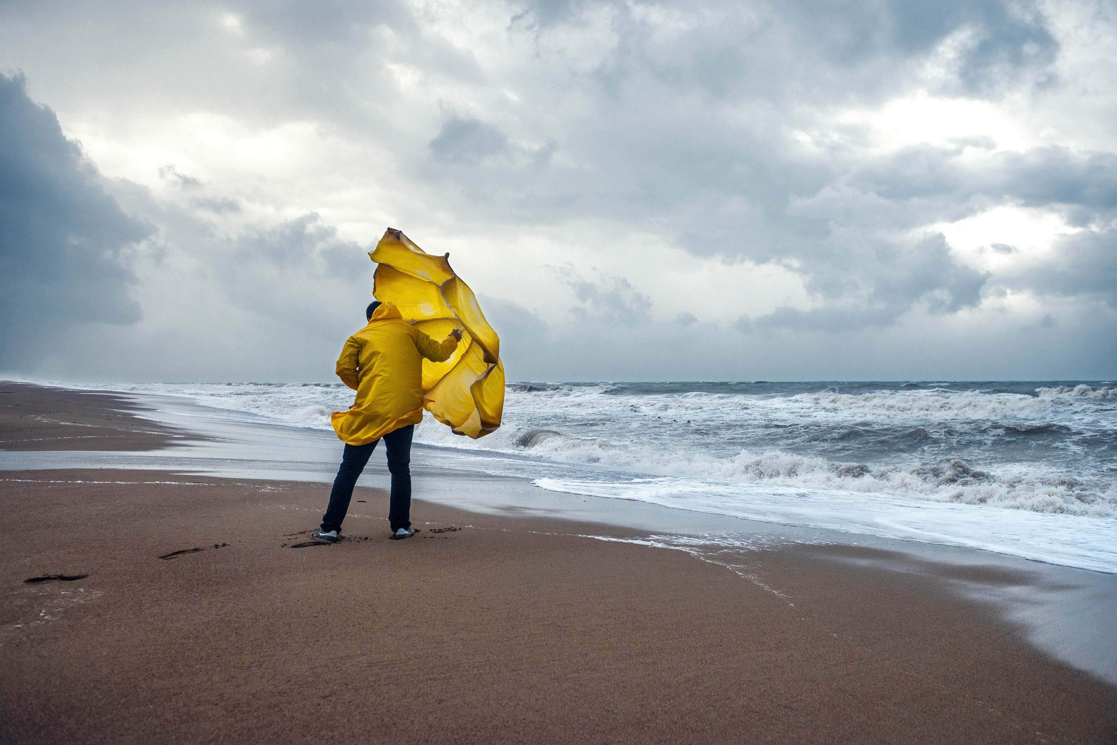 Man on the beach