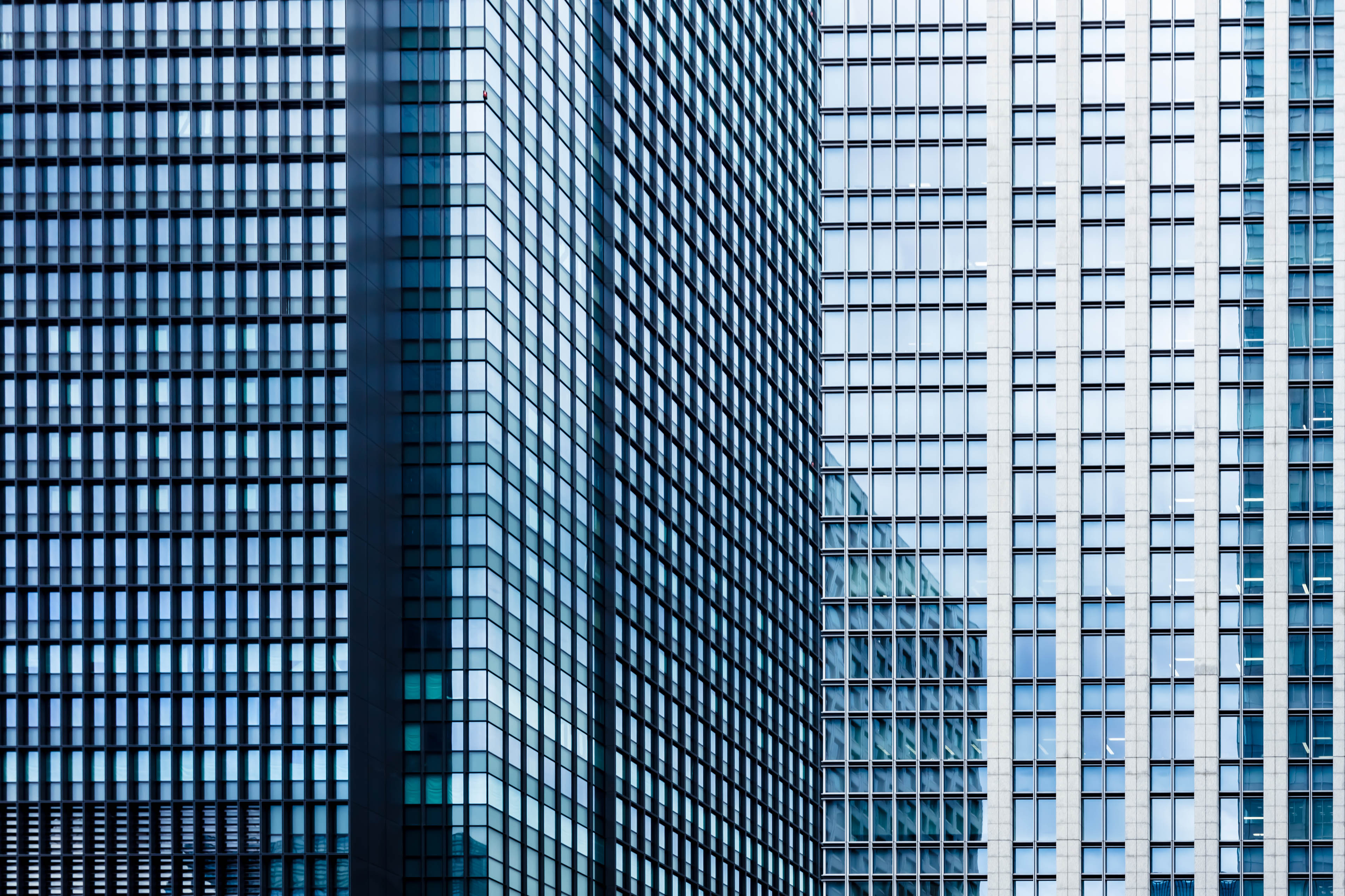  High rise building in Nihonbashi Tokyo at day time Japan