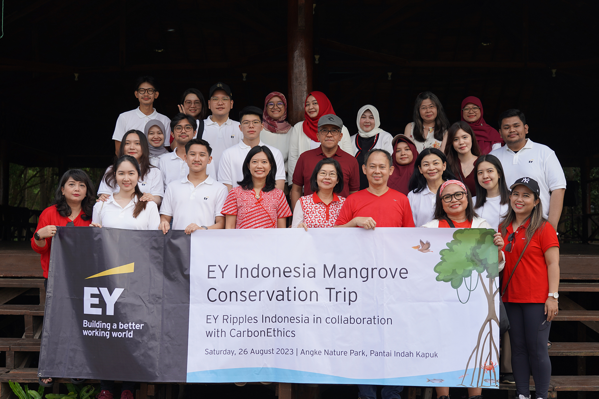 EY Indonesia Promotes Environmental Sustainability through Mangrove Conservation Initiative