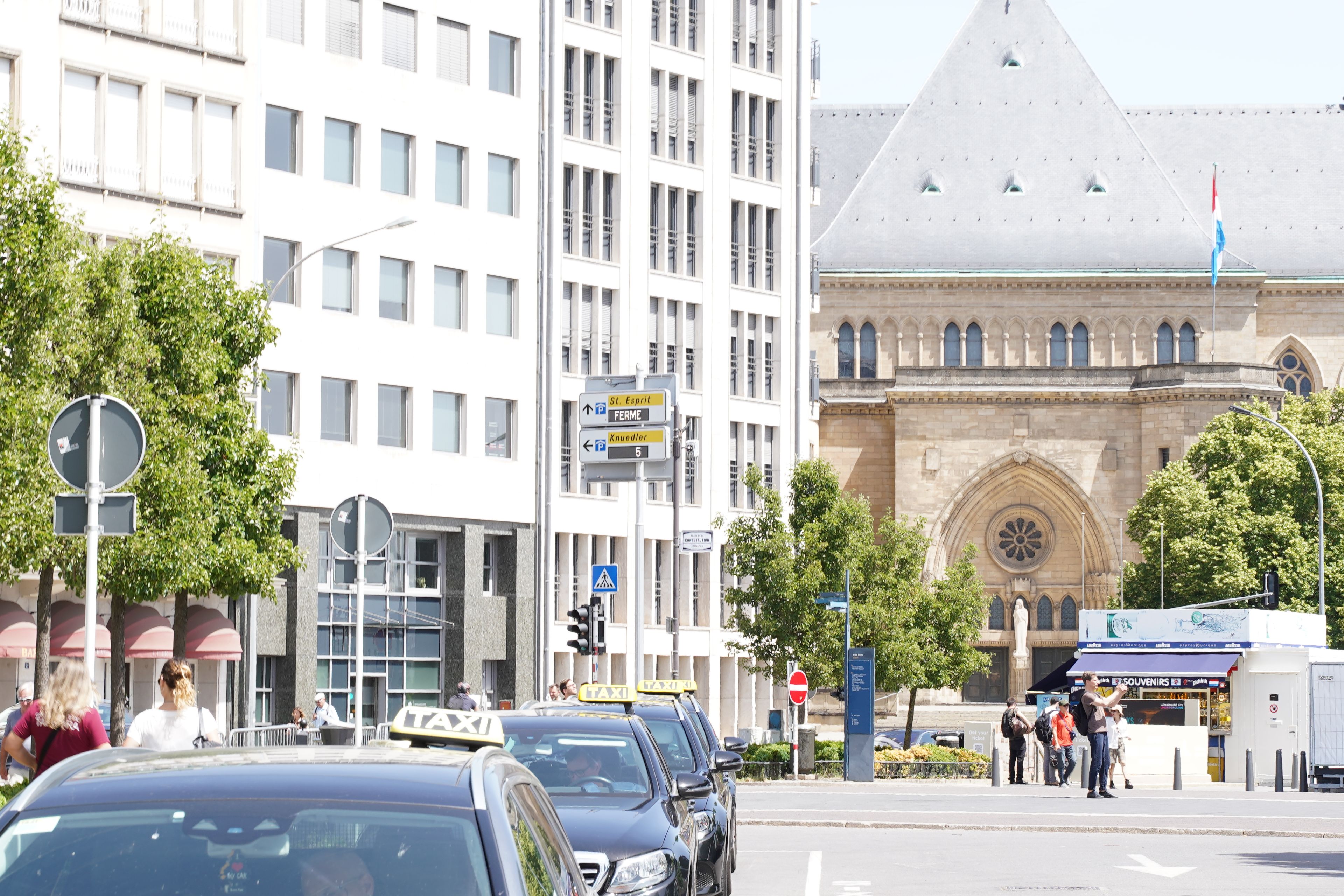  A street in Luxembourg