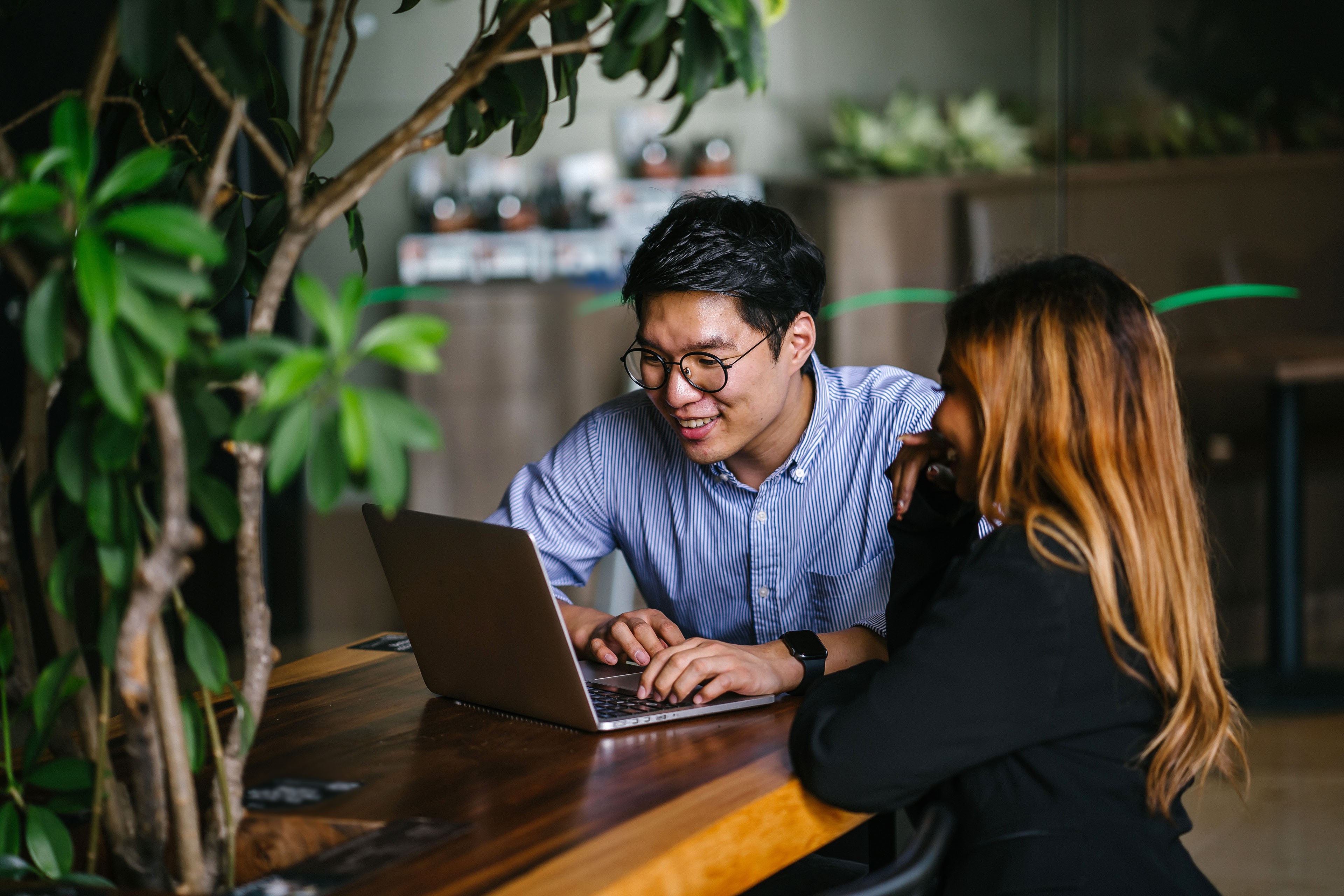 A young asian business woman during a consultation