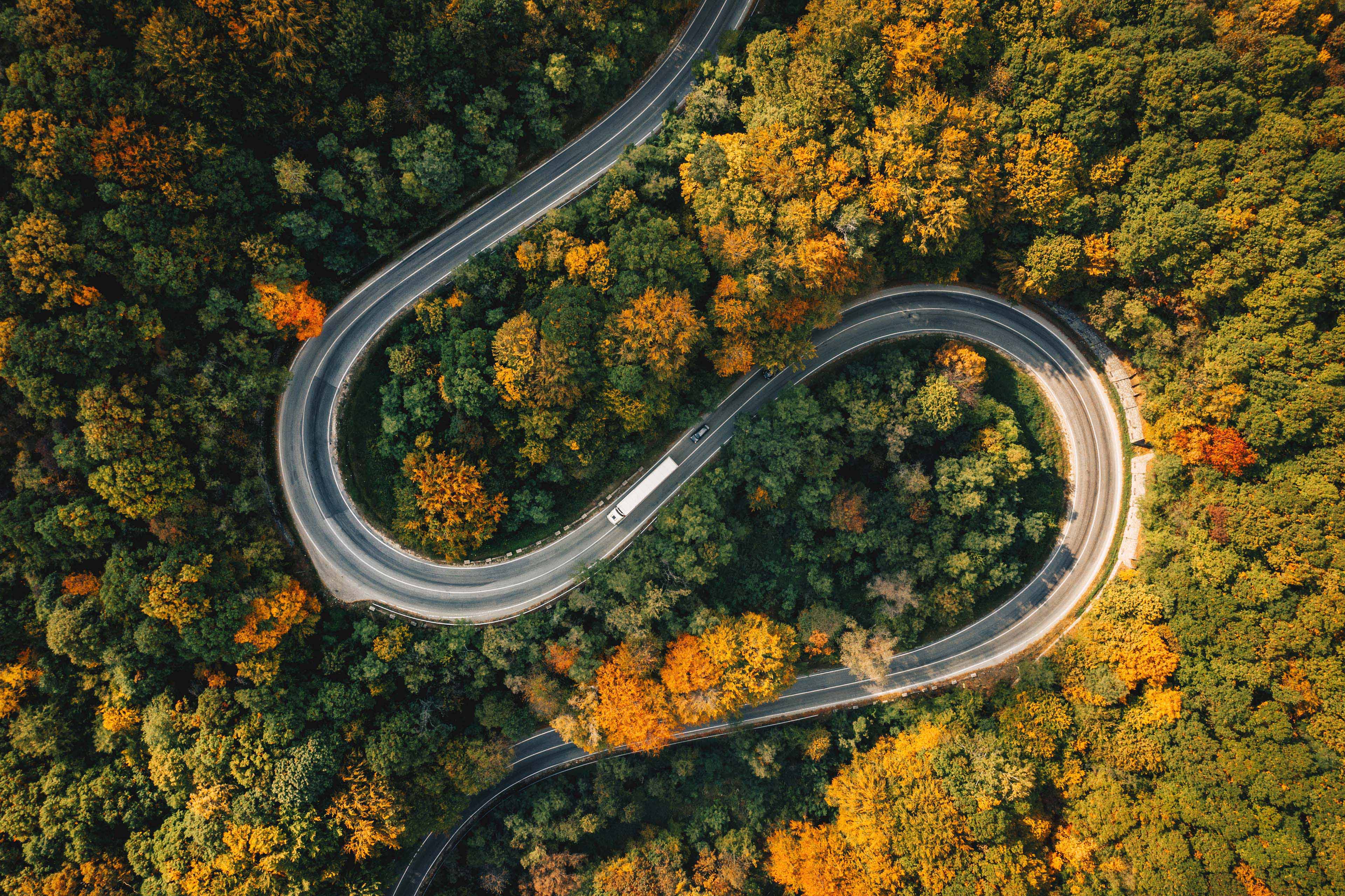 EY Truck Winding Road