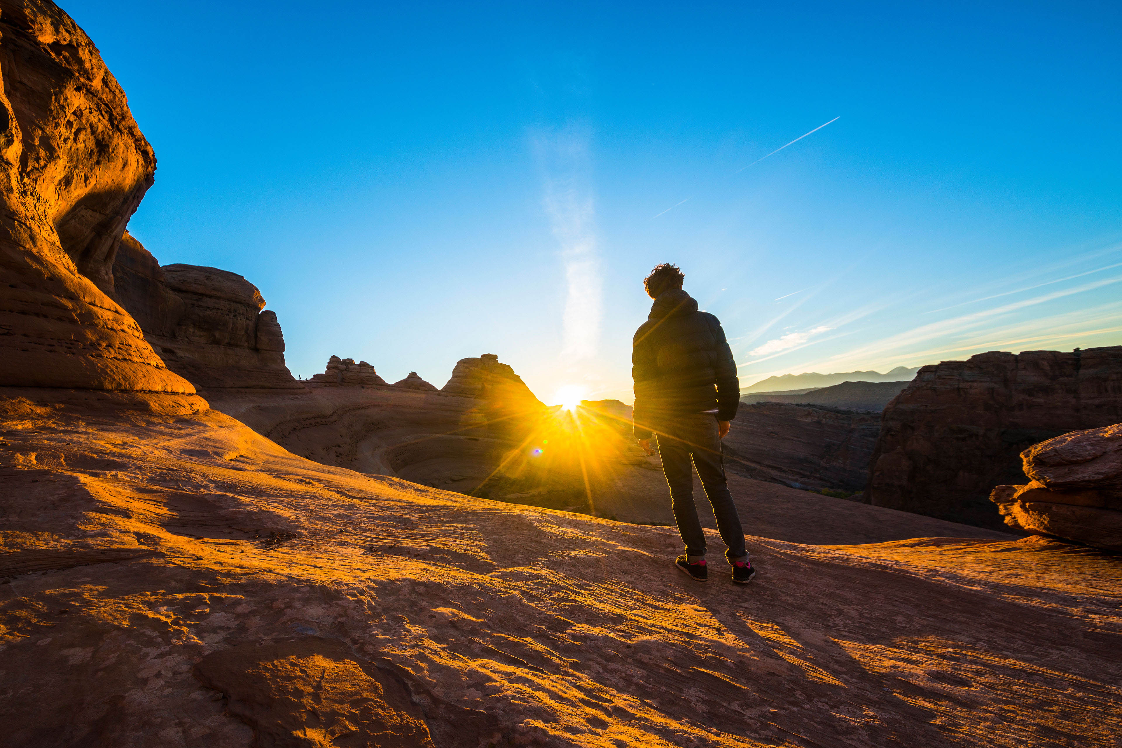 ey young hipster man travel and hiker