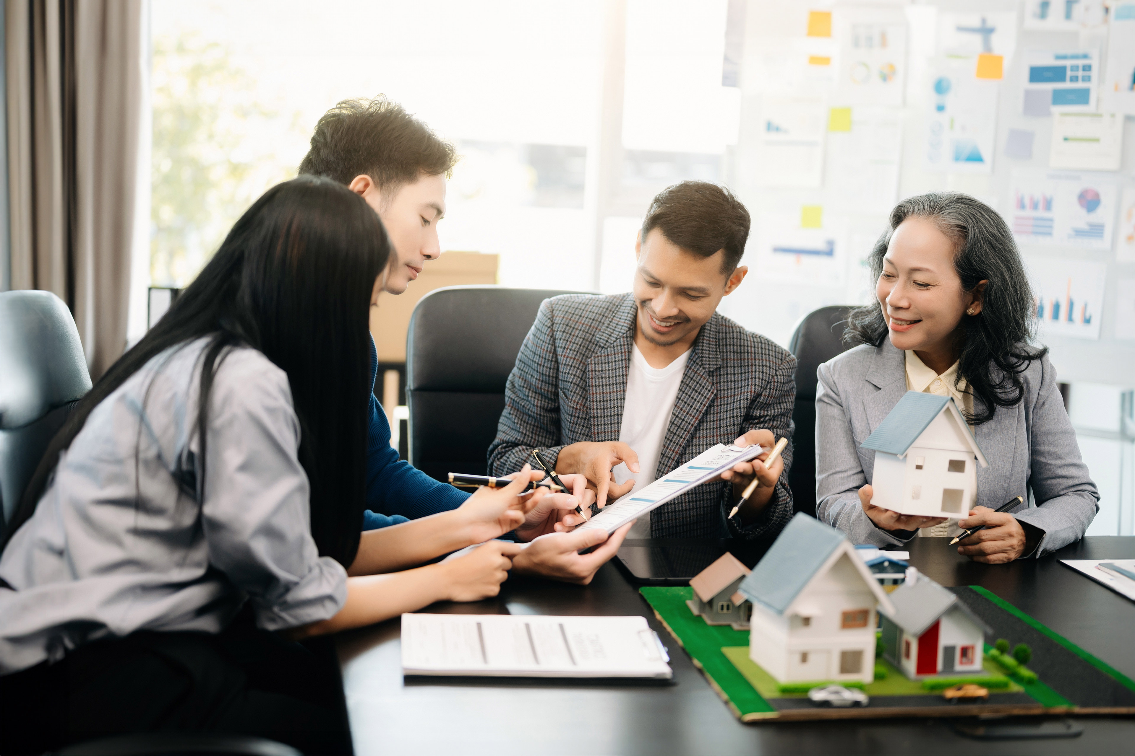 Family meeting with realtor