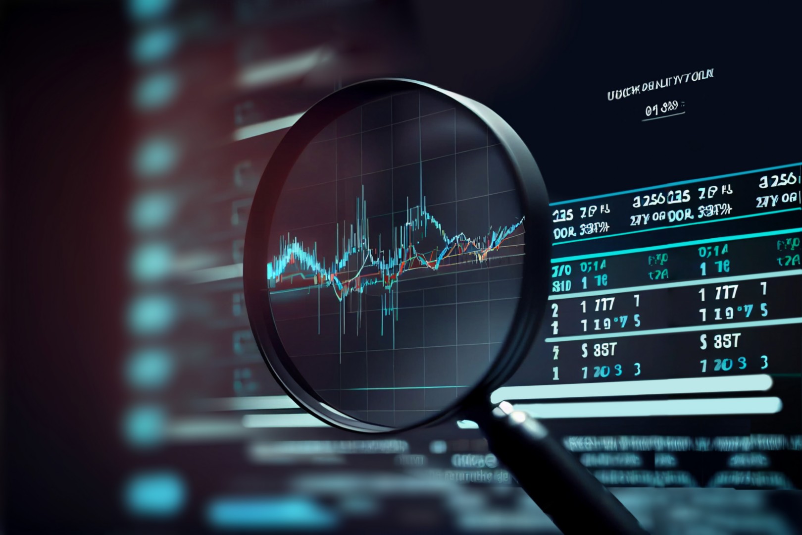 ey magnifying glass search of investing