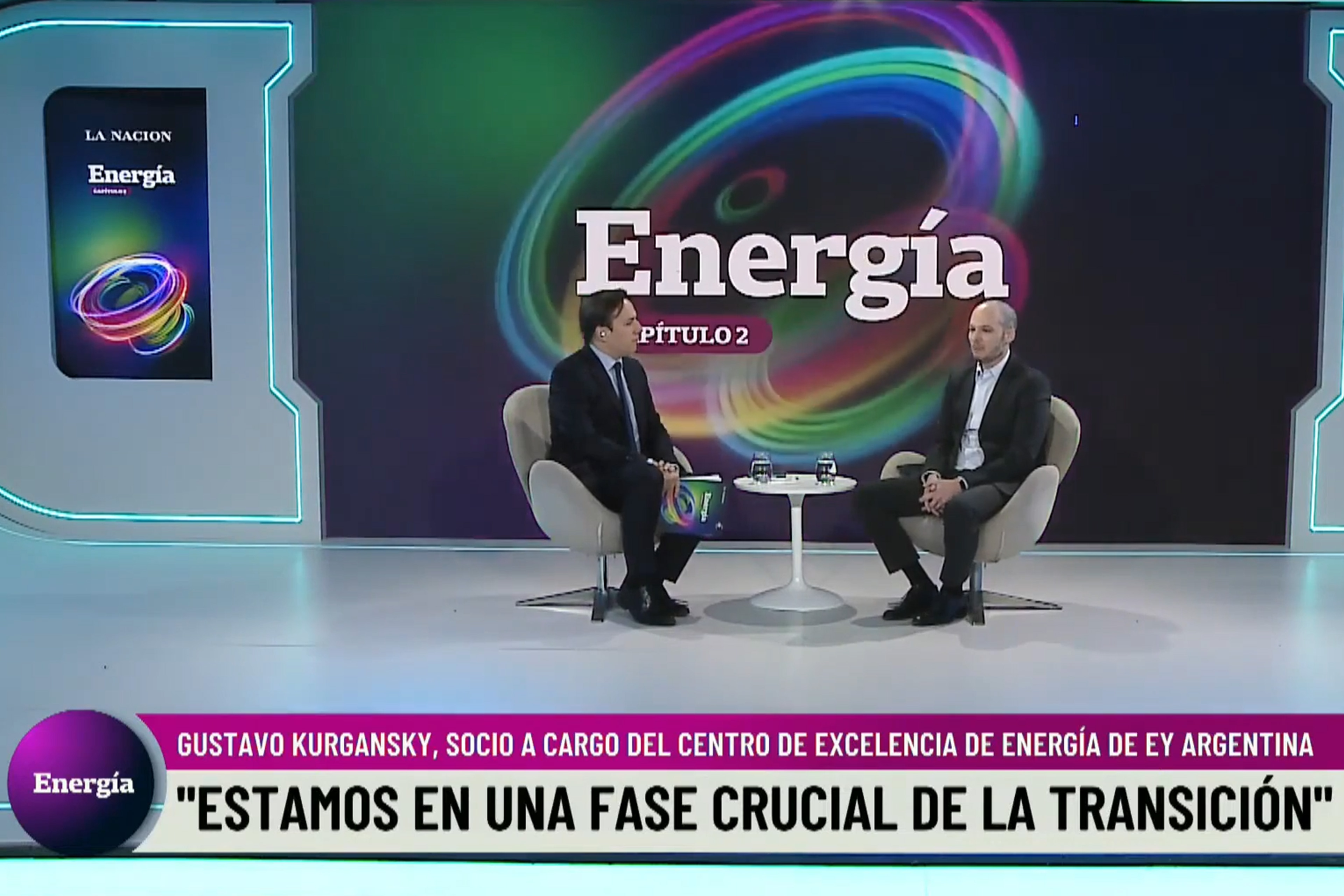 Gustavo Kurgansky es entrevistado por José del Río