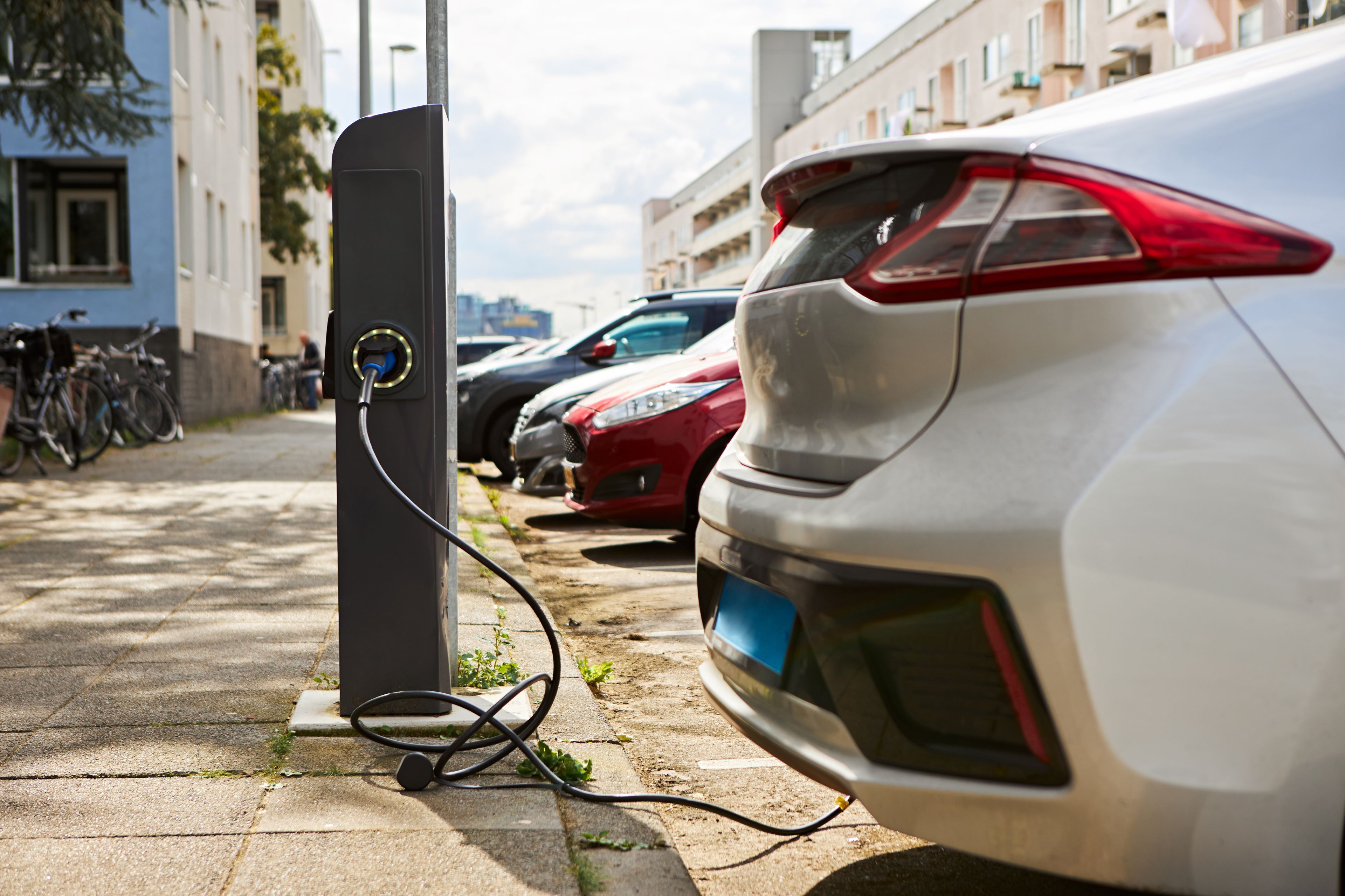 Electrical car charging at station