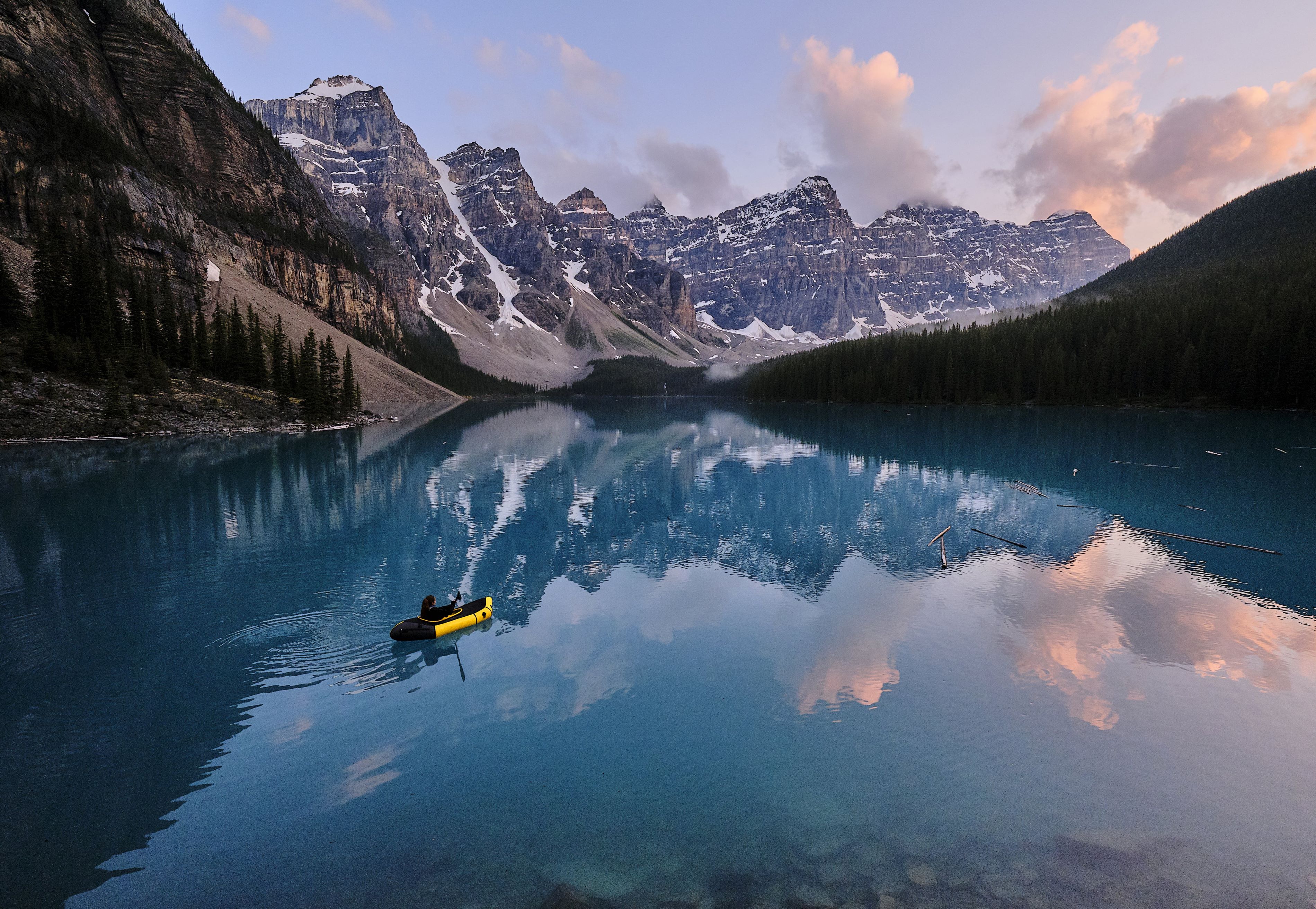 Image of mountain and lake view