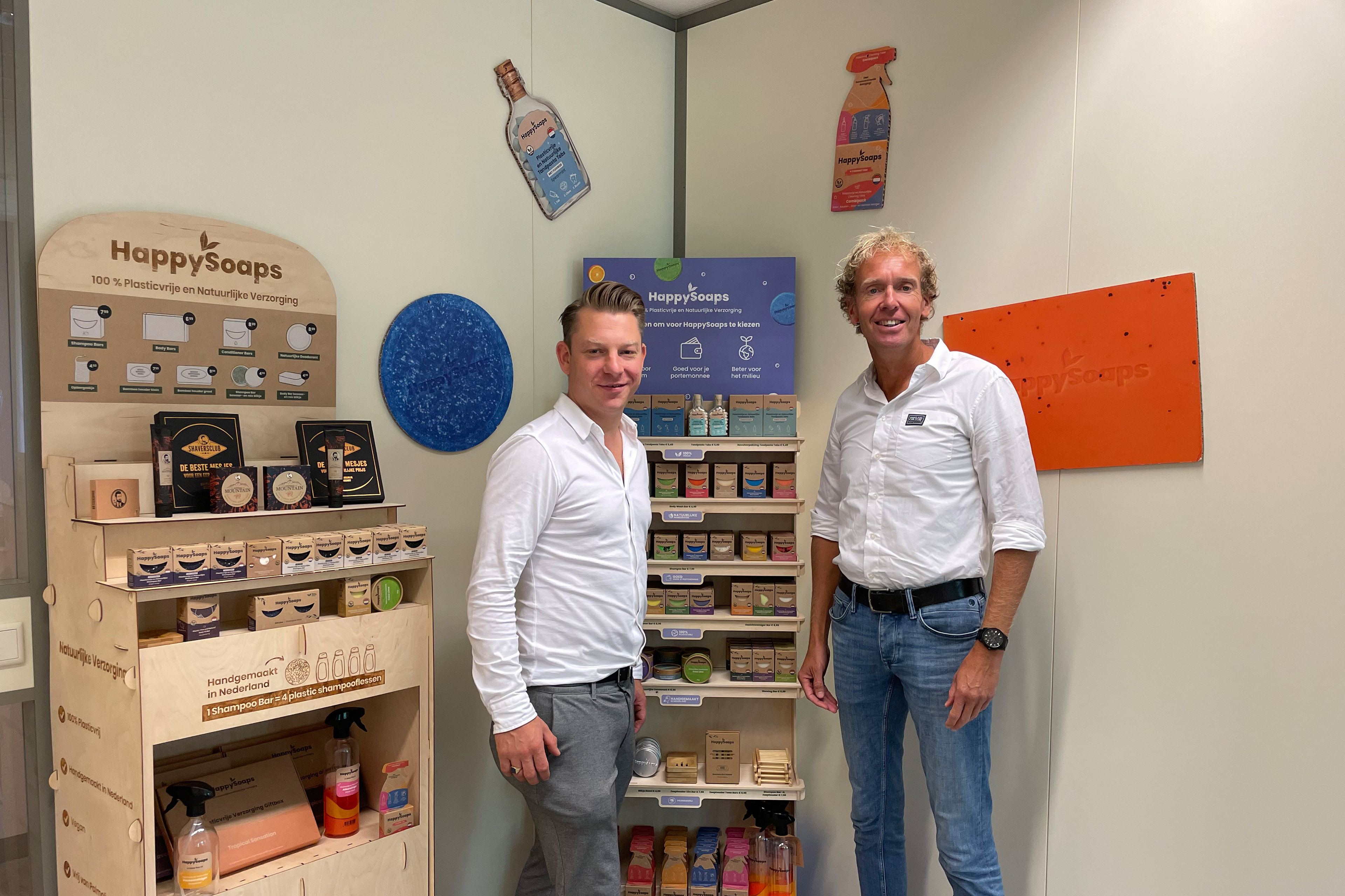 E-commerce ondernemer René Tulner van Wijnvoordeel.nl coacht Marcel Koers van HappySoaps naar de finale