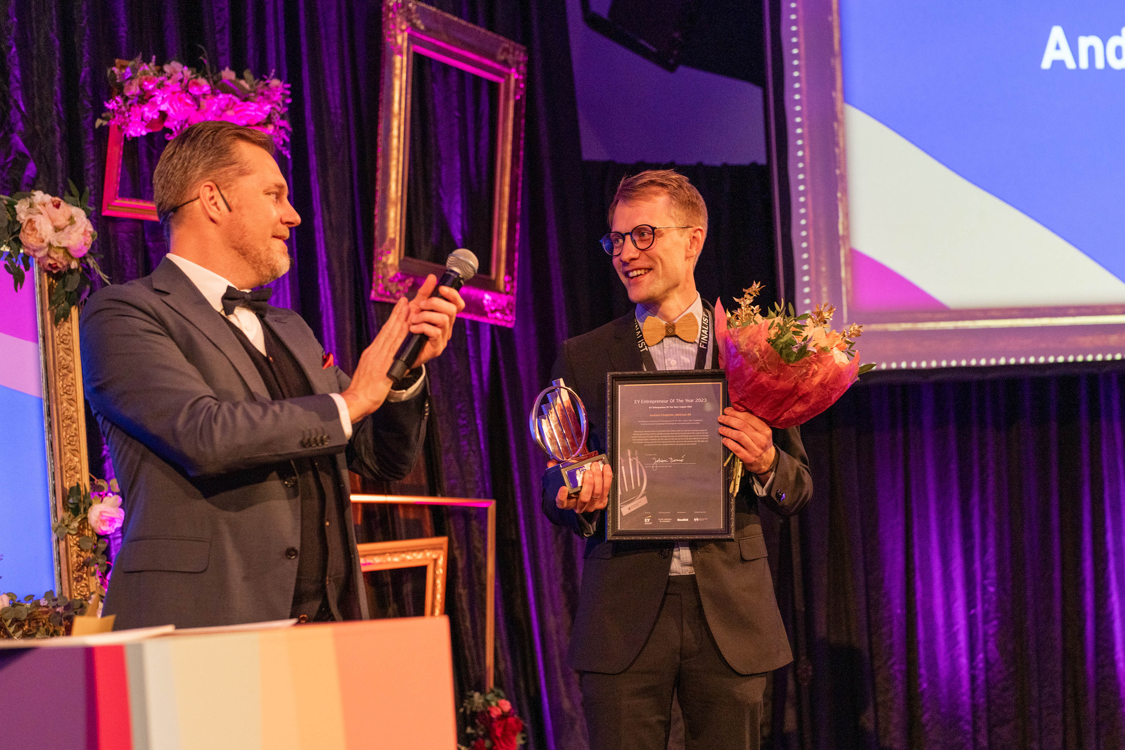 Andreas Flodström, vinnare region Väst, Entrepreneur Of The Year 2023